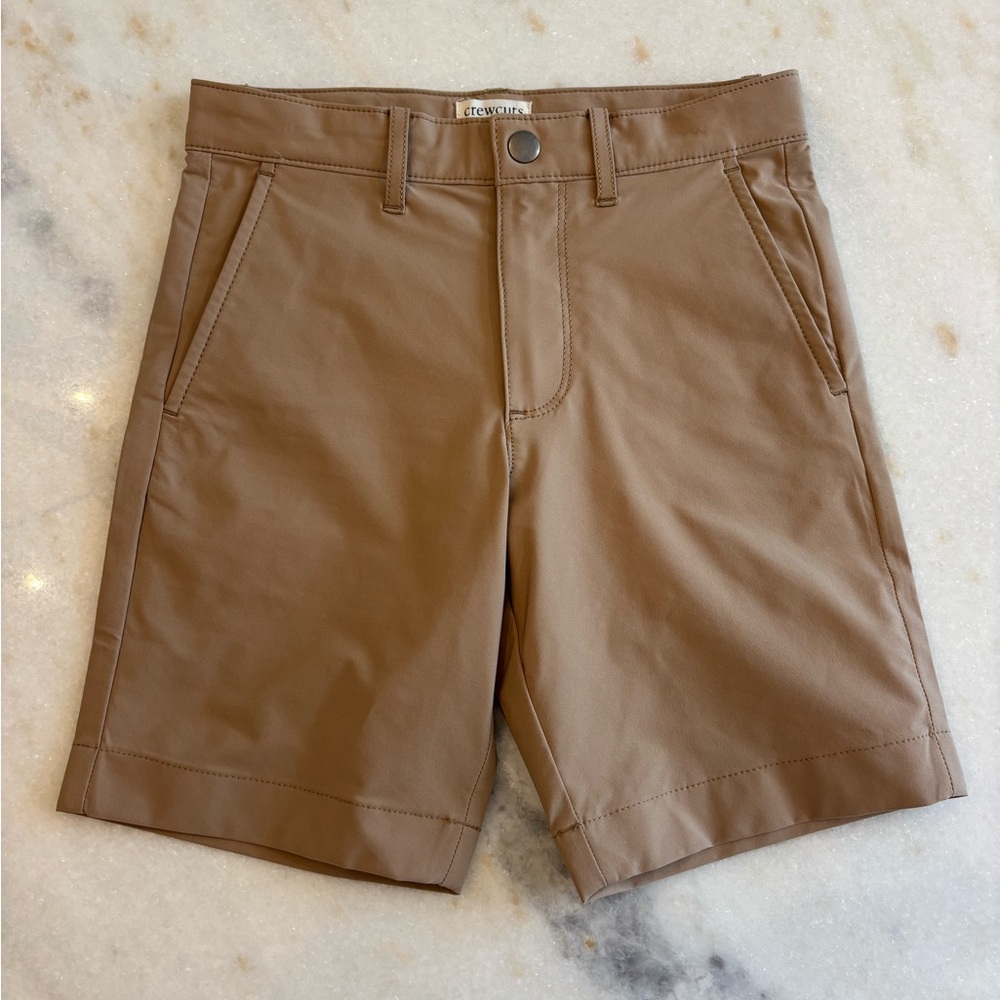 Crewcuts khaki performance shorts